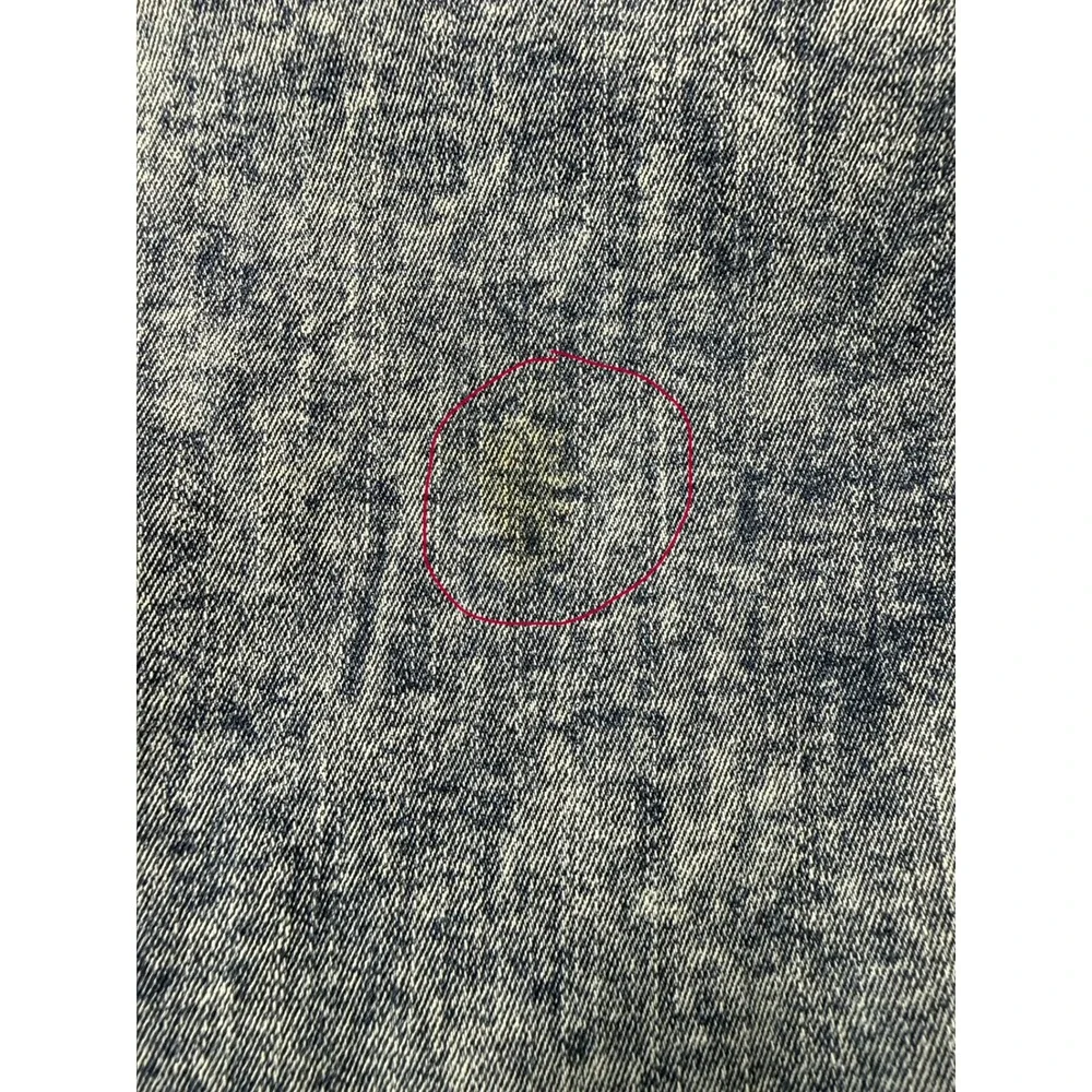 Baccini Womens Acid Wash Straight Leg Jeans Light Blue High Rise Size 12 Retro